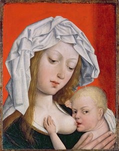 Madonna Amamantando al Niño Jesús, finales del siglo XV